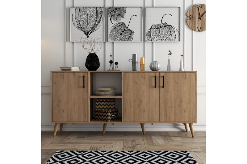 UKHAND Konsollbord 180x80 cm Brun - Möbler - Bord