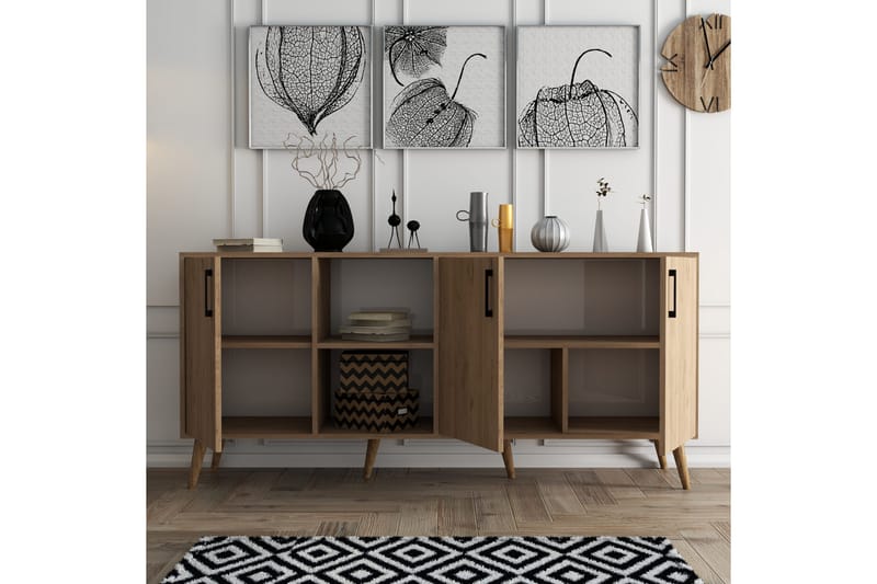 UKHAND Konsollbord 180x80 cm Brun - Möbler - Bord