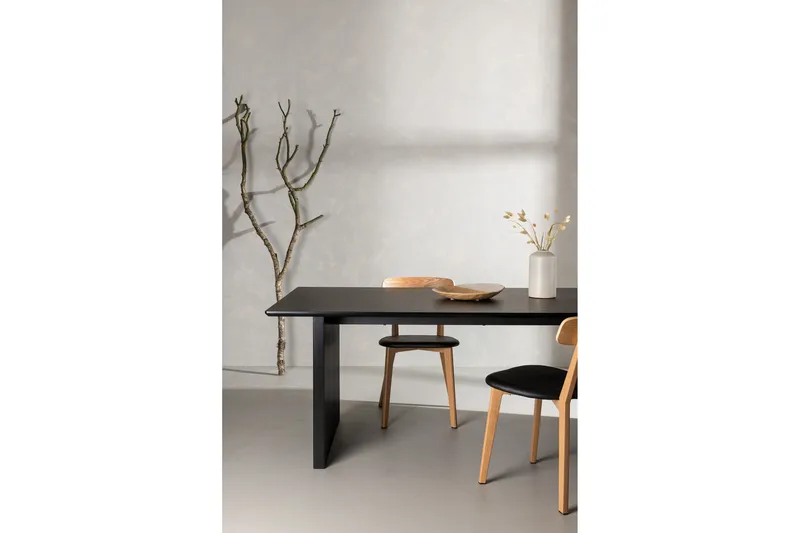 Vail Stort Rektangulärt Matbord 230 cm i Trä - Svart - Möbler - Bord