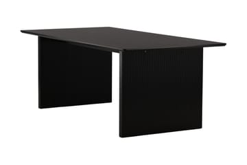 Vail Stort Rektangulärt Matbord 230 cm i Trä - Svart - Möbler - Bord