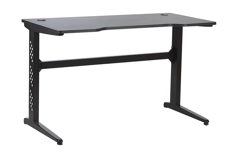 VANDUSER Gamingbord 120 cm med LED-belysning Svart - Svart/Svart - Möbler - Bord