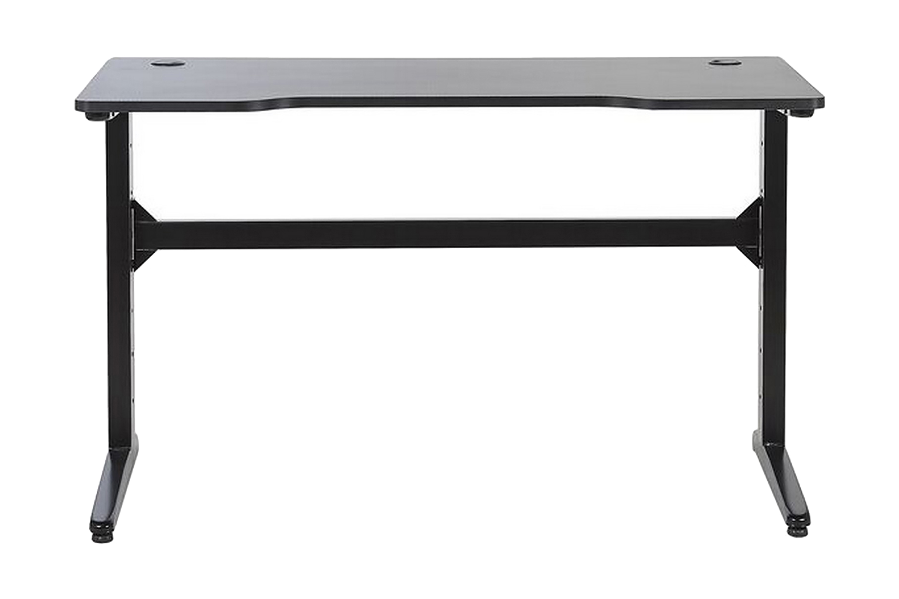 VANDUSER Gamingbord 120 cm med LED-belysning Svart – Svart/Svart