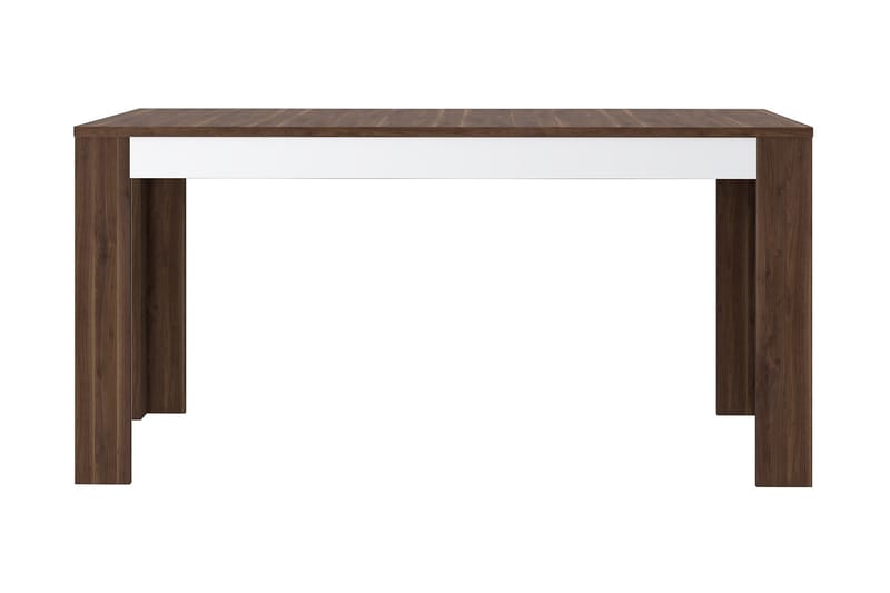 VARBITSA Vitrinskåp 35x100 cm 5 Hyllor Brun/Vit - Bord - Matbord & köksbord