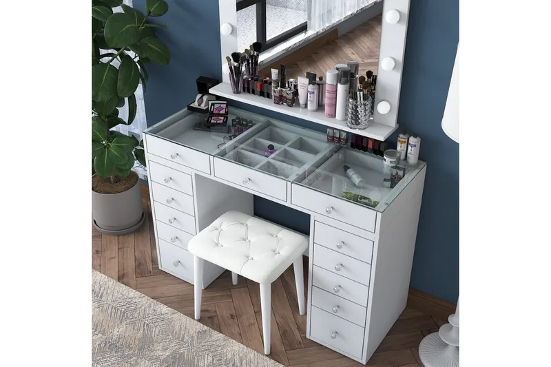 Varlin Sminkbord 120 cm - Vit - Möbler - Bord