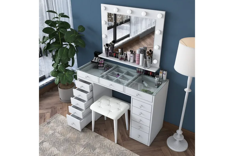 Varlin Sminkbord 120 cm - Vit - Möbler - Bord