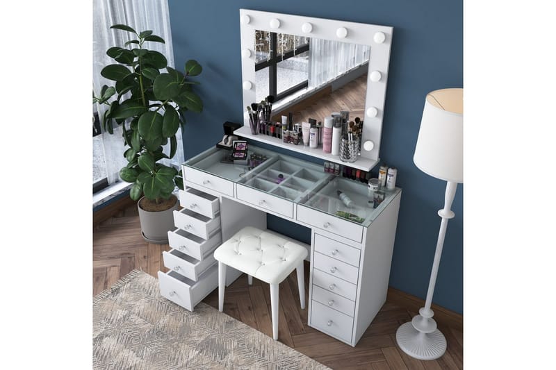 Varlin Sminkbord 120 cm - Vit - Möbler - Bord