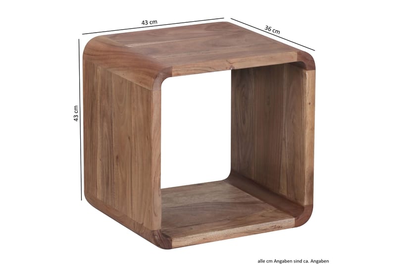 VAUPEL Satsbord 36 cm 2 Bord Akacia - Möbler - Bord