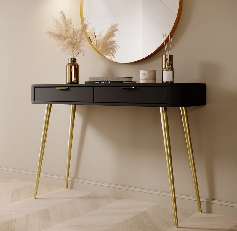 Walia Sminkbord 113 cm - Svart - Möbler - Bord