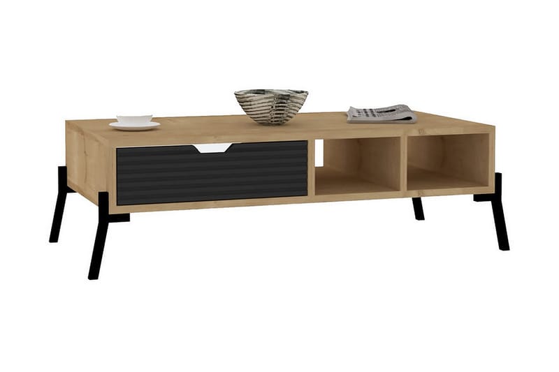 WARTA Soffbord 100x28,2x100 cm Blå - Möbler - Bord