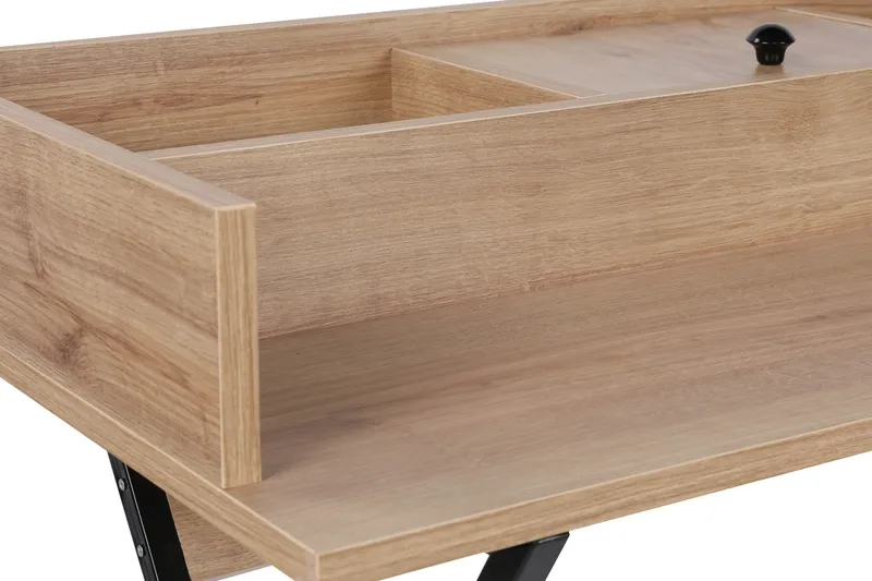 Weesolo Sminkbord 100 cm - Valnöt/Svart - Möbler - Bord