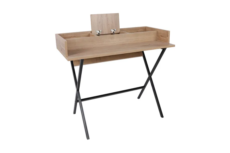 Weesolo Sminkbord 100 cm - Valnöt/Svart - Möbler - Bord