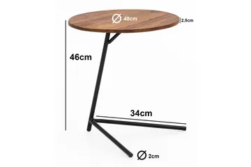 Welcher Sidobord 40 cm - Trä/natur - Möbler - Bord