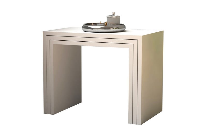 WERNA Satsbord 50x40x50 cm Vit - Möbler - Bord