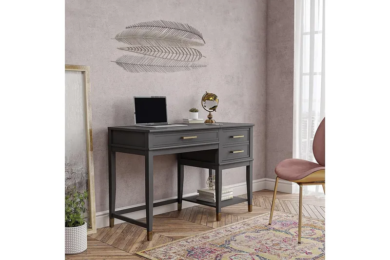 Westerleigh Höj-och Sänkbart Skrivbord 116 cm Förvaring Lådo - CosmoLiving - Möbler - Bord