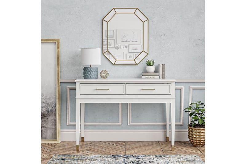 WESTERLEIGH Konsollbord 105 cm Vit - CosmoLiving - Möbler - Bord