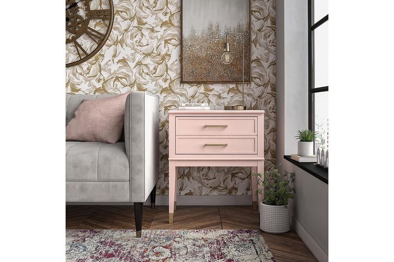 Westerleigh Sidobord 60 cm Rosa - CosmoLiving - Möbler - Bord