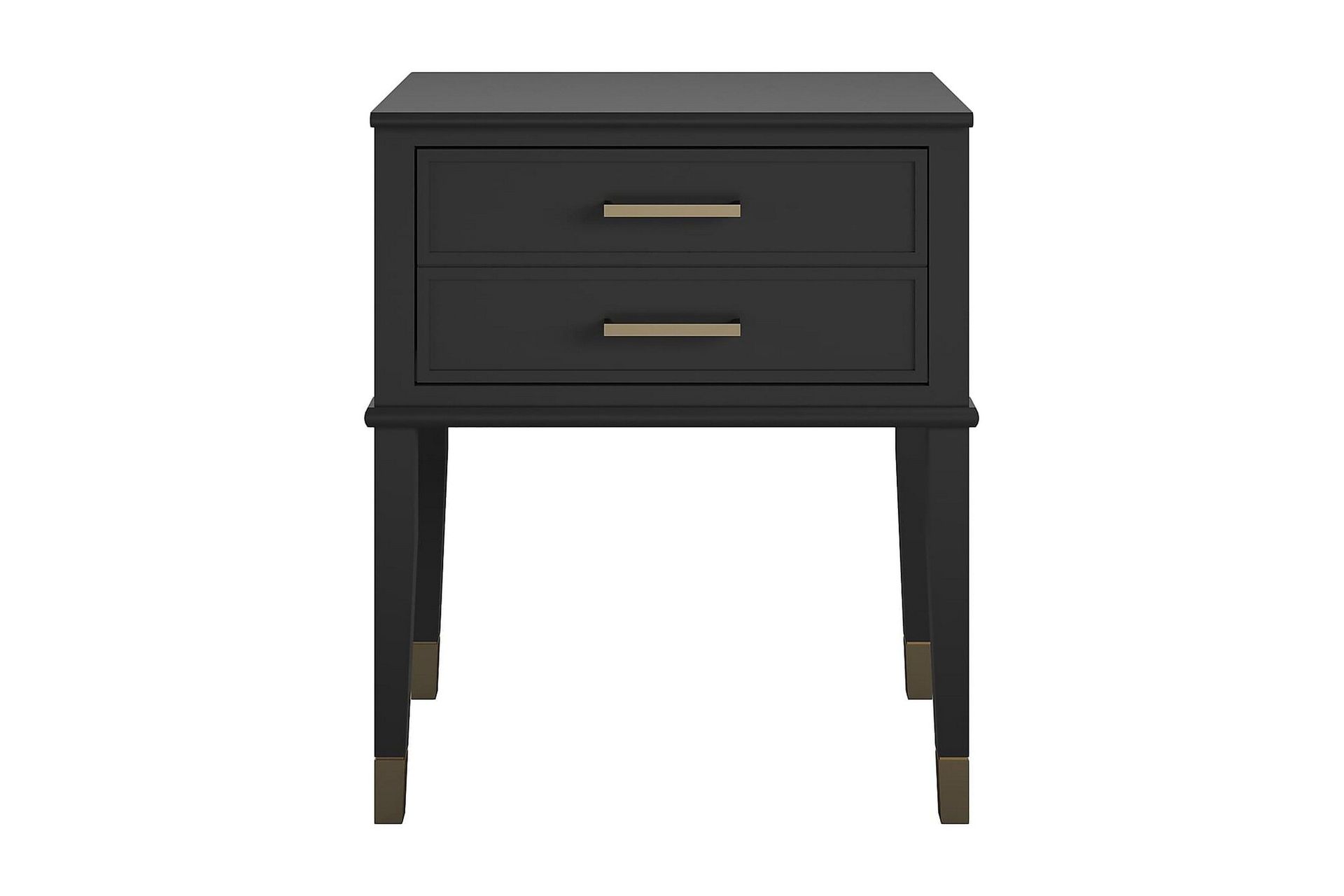 Westerleigh Sidobord 60 cm Svart/Guld - CosmoLiving