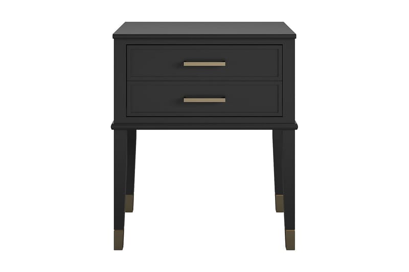 Westerleigh Sidobord 60 cm Svart/Guld, CosmoLiving