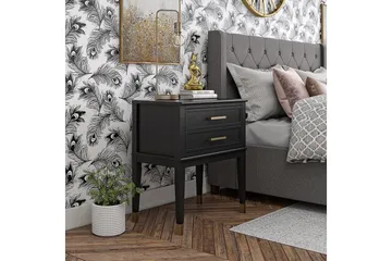 Westerleigh Sidobord 60 cm Svart/Guld - Möbler - Bord