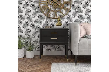 Westerleigh Sidobord 60 cm Svart/Guld - Möbler - Bord