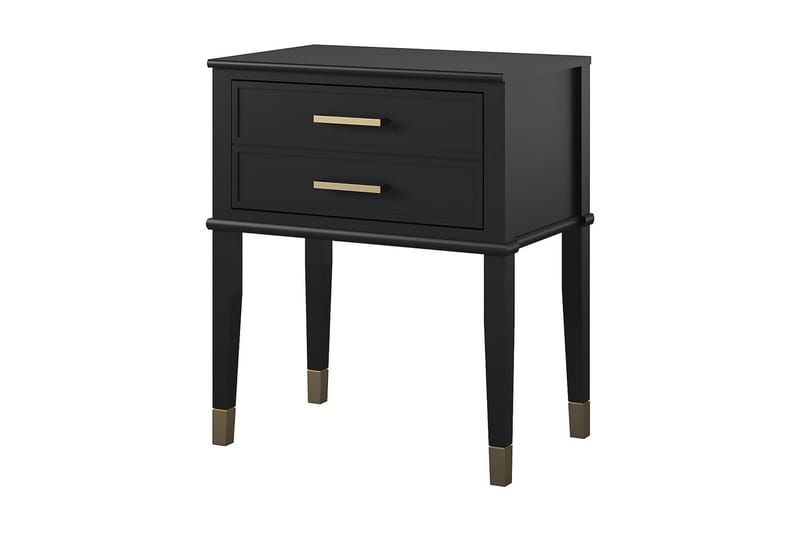 Westerleigh Sidobord 60 cm Svart/Guld - Möbler - Bord
