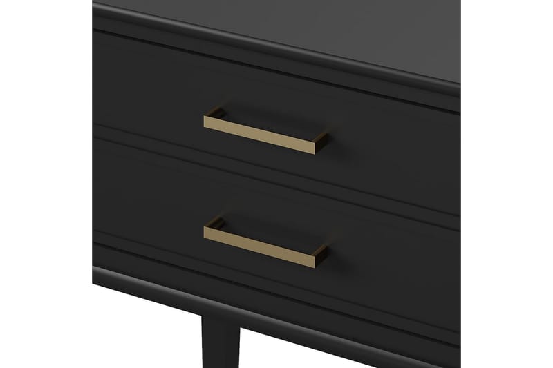 Westerleigh Sidobord 60 cm Svart/Guld - Möbler - Bord