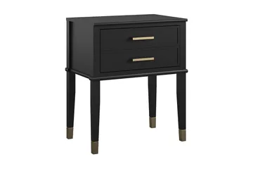 Westerleigh Sidobord 60 cm Svart/Guld - Möbler - Bord