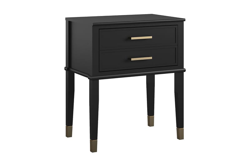 Westerleigh Sidobord 60 cm Svart/Guld - Möbler - Bord