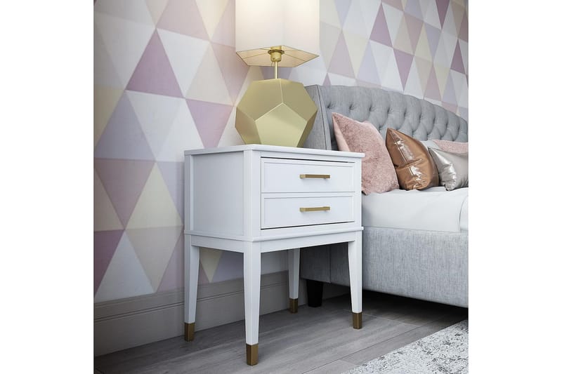 Westerleigh Sidobord 60 cm Vit - CosmoLiving - Möbler - Bord