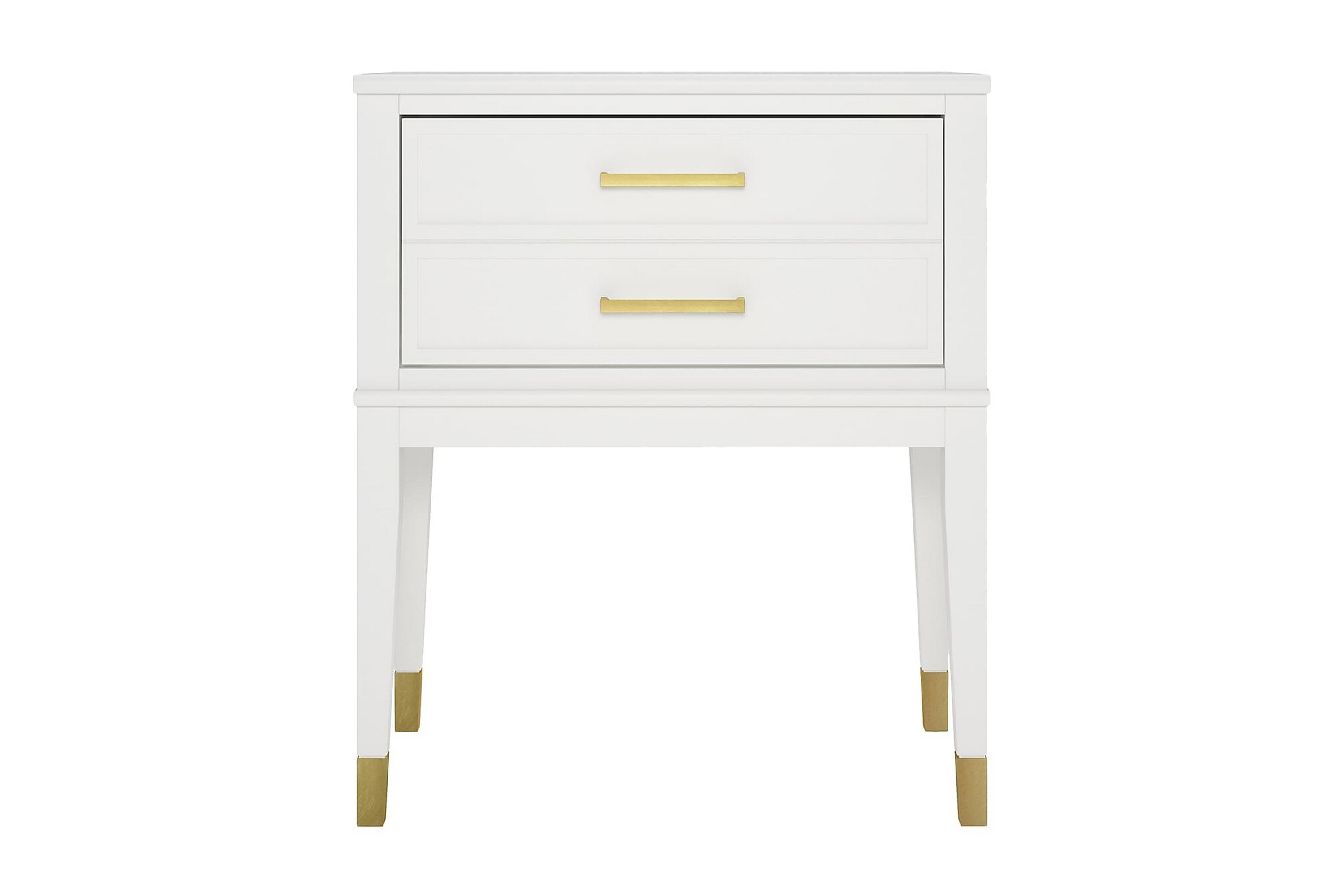 westerleigh sidobord 60 cm vit - cosmoliving