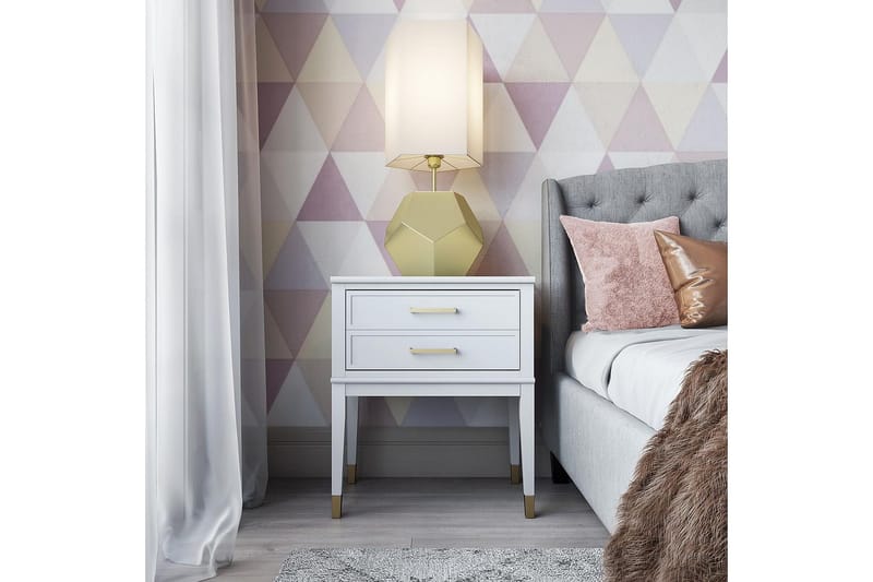 Westerleigh Sidobord 60 cm Vit - CosmoLiving - Möbler - Bord