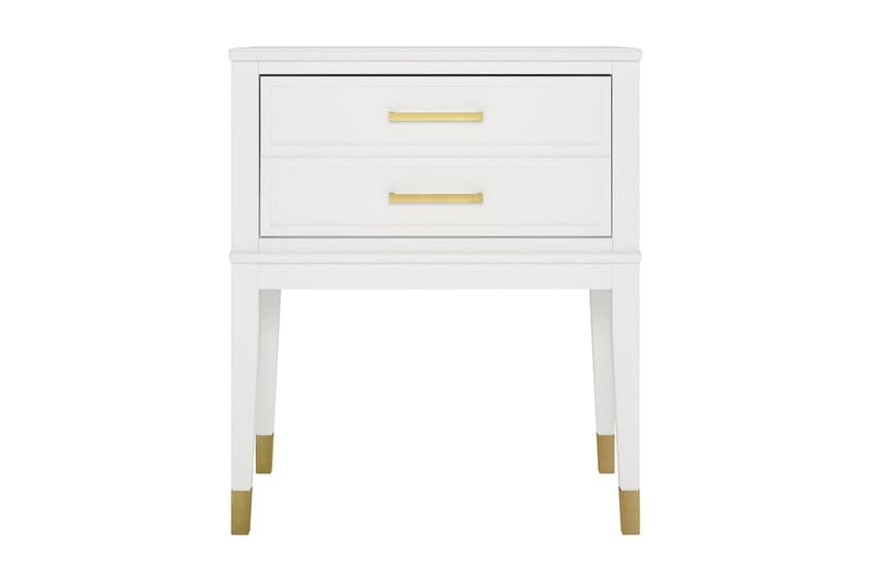 Westerleigh Sidobord 60 cm Vit, CosmoLiving