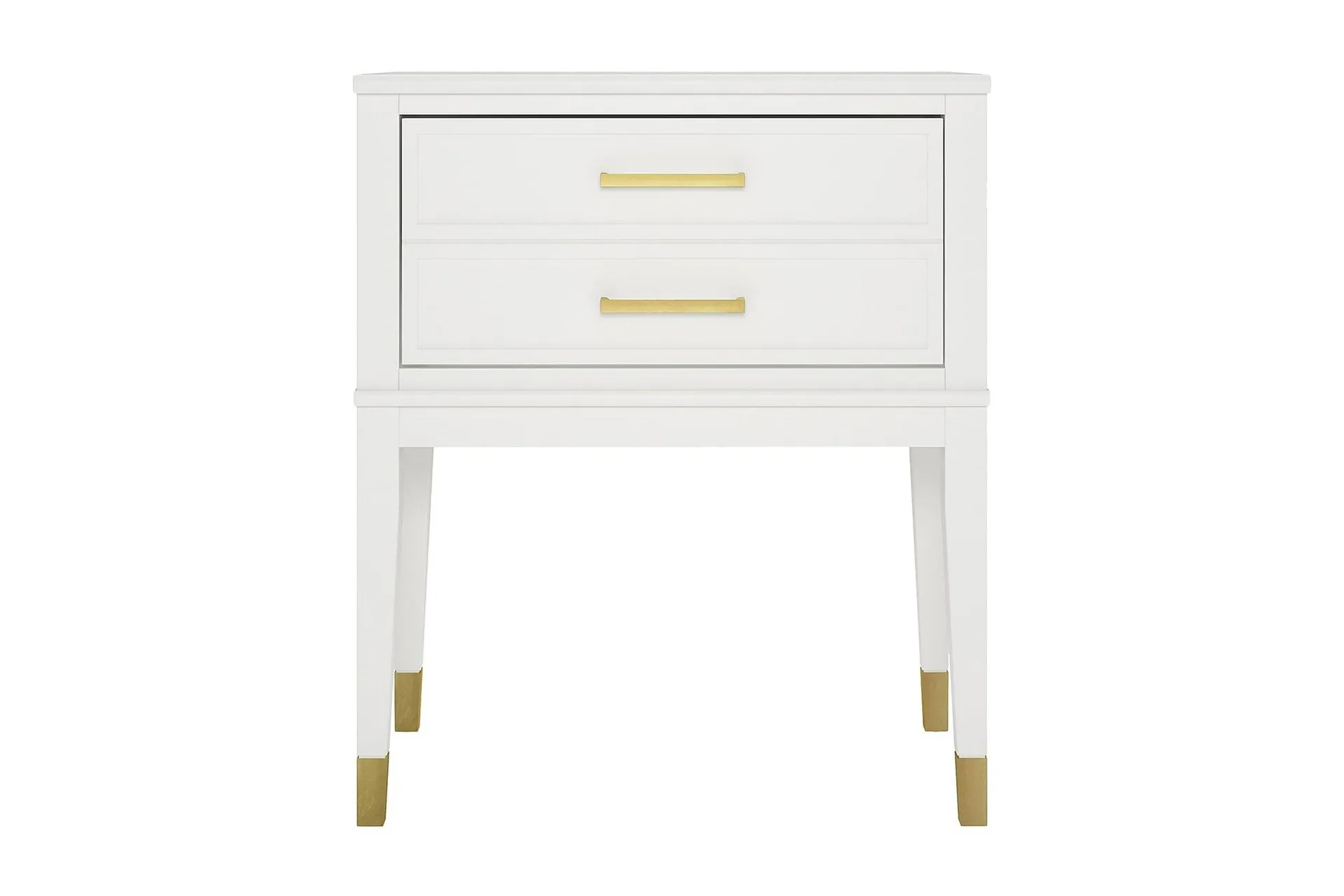 Westerleigh Sidobord 60 cm Vit - CosmoLiving