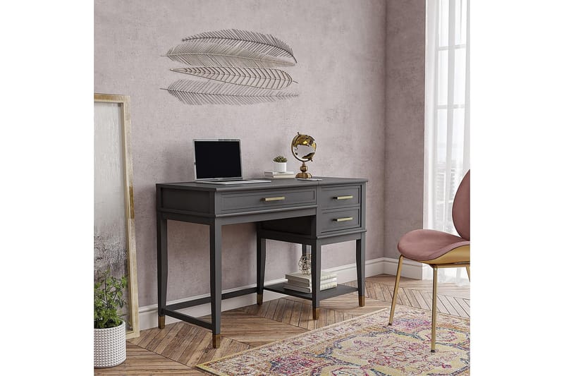 WESTERLEIGH Skrivbord 116 cm Höj-och Sänkbar Förvaring Lådor - CosmoLiving - Möbler - Bord