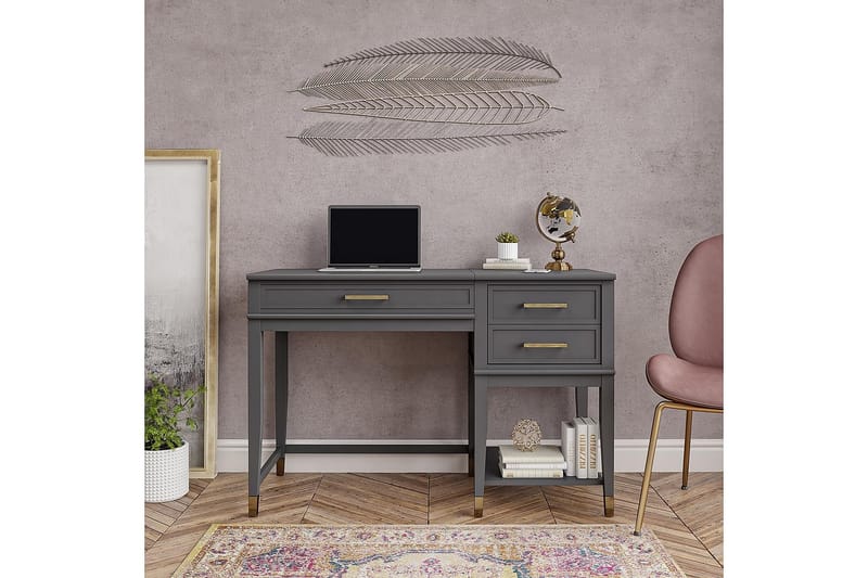 WESTERLEIGH Skrivbord 116 cm Höj-och Sänkbar Förvaring Lådor - CosmoLiving - Möbler - Bord