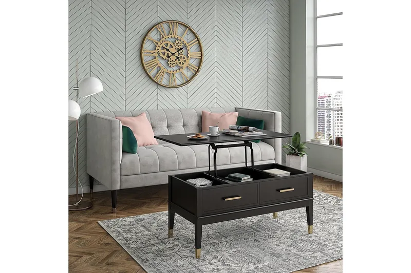 Westerleigh Soffbord 106 cm Höj-och Sänkbart Förvaring Låda - CosmoLiving - Möbler - Bord