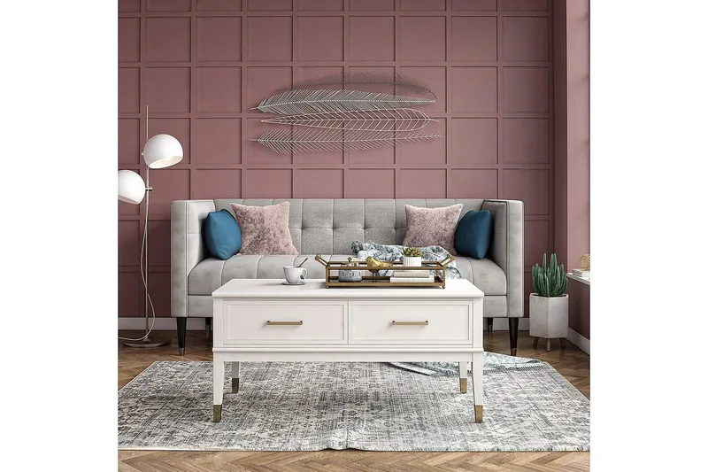 Westerleigh Soffbord 106 cm Höj och Sänkbart m Förvaring Låd - CosmoLiving - Möbler - Bord