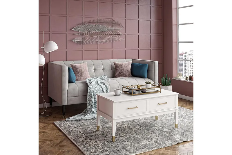 Westerleigh Soffbord 106 cm Höj och Sänkbart m Förvaring Låd - CosmoLiving - Möbler - Bord