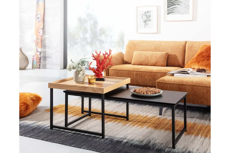 Wilhem Satsbord 110 cm Fyrkantig - Natur - Möbler - Bord