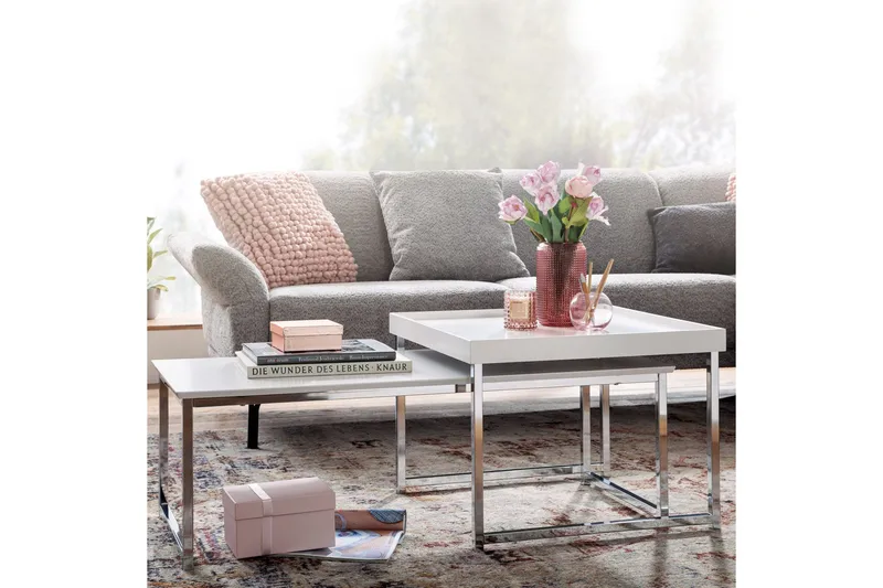 Wilhem Satsbord 110 cm Fyrkantig - Vit - Möbler - Bord