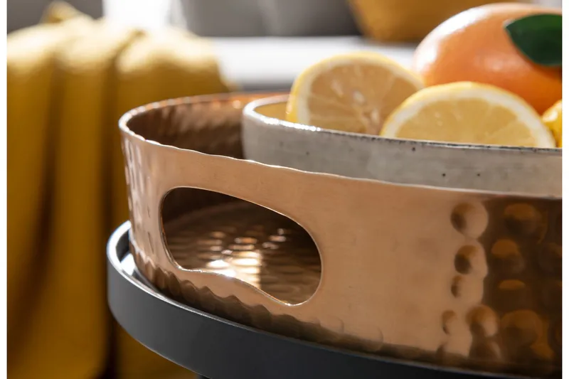 Wilhem Sidobord 33 cm Rund - Guld - Möbler - Bord