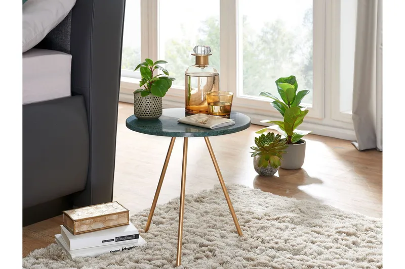 Wilhem Sidobord 38 cm Rund - Grön - Möbler - Bord