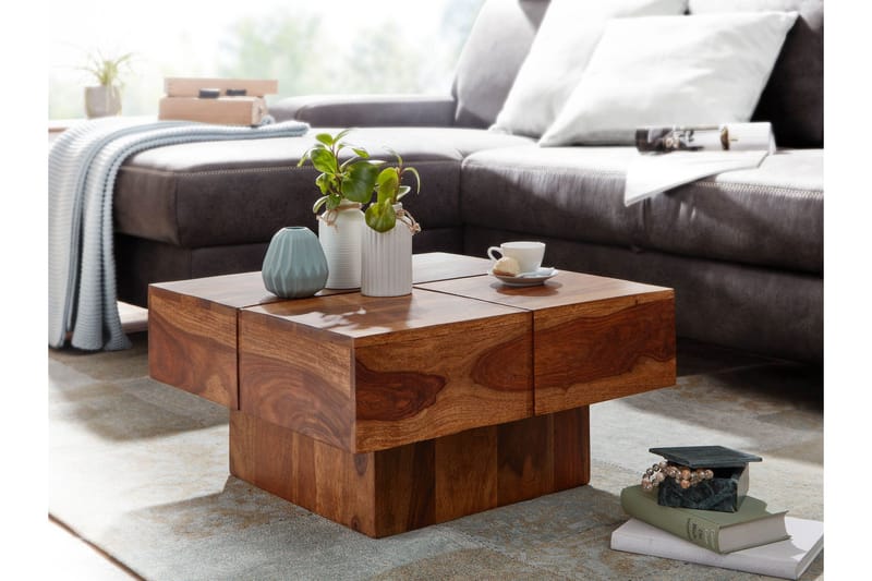 Wilhem Soffbord 58 cm Fyrkantig - Natur - Möbler - Bord