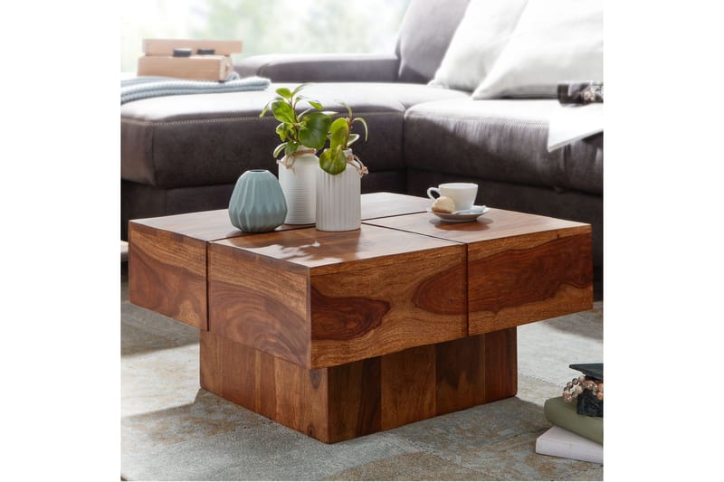 Wilhem Soffbord 58 cm Fyrkantig - Natur - Möbler - Bord