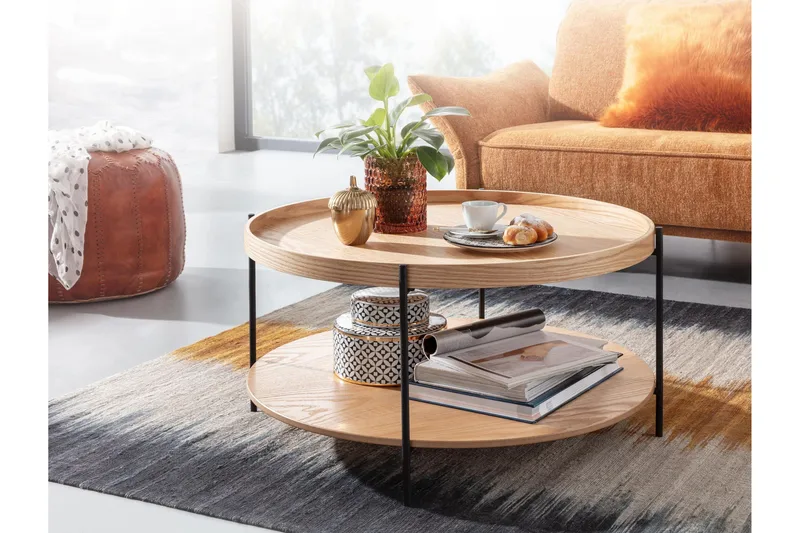 Wilhem Soffbord 78 cm Rund - Natur - Möbler - Bord