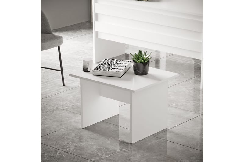 WYLLAM Soffbord 60 cm Vit - Möbler - Bord