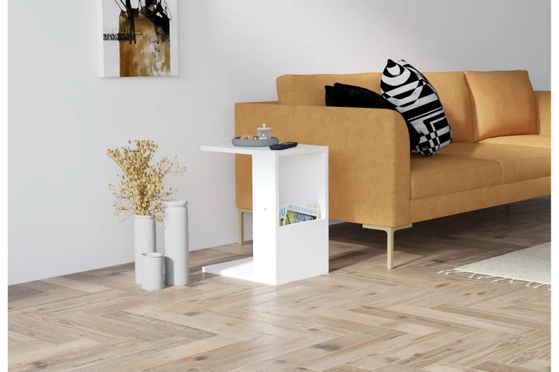 Yggersryd Sidobord 30x50x30 cm - Vit - Möbler - Bord