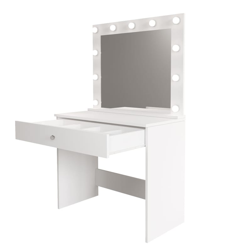Yoren Sminkbord 80x147x42,5 cm - Vit - Möbler - Bord