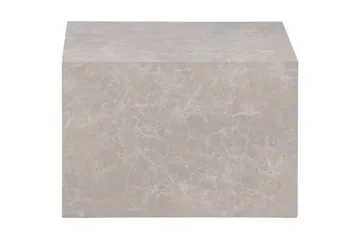 York Travertin Soffbord 80x60x40 cm - Beige / Betong - Möbler - Bord