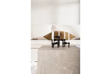 York Travertin Soffbord 80x60x40 cm - Beige / Betong - Möbler - Bord